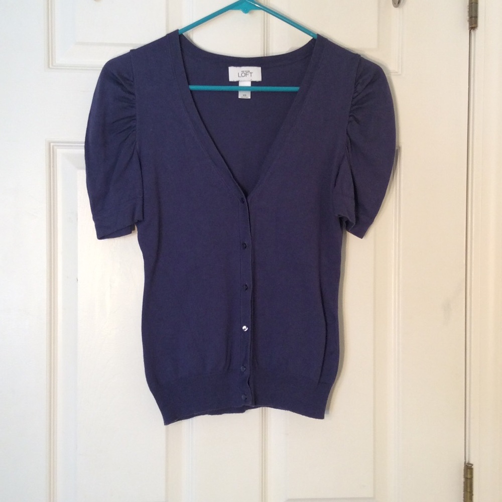 LOFT short sleeve cardigan